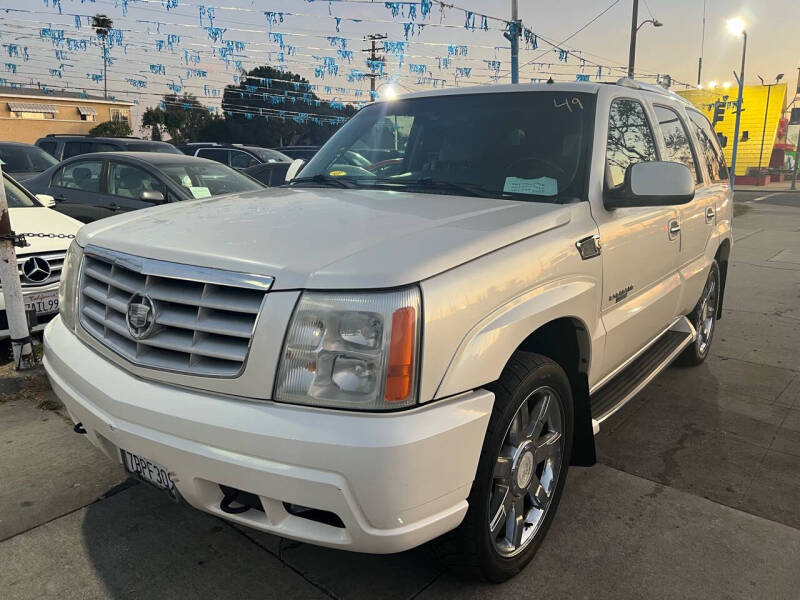 2002 Cadillac Escalade for sale at Nasa Auto Sales in Los Angeles CA