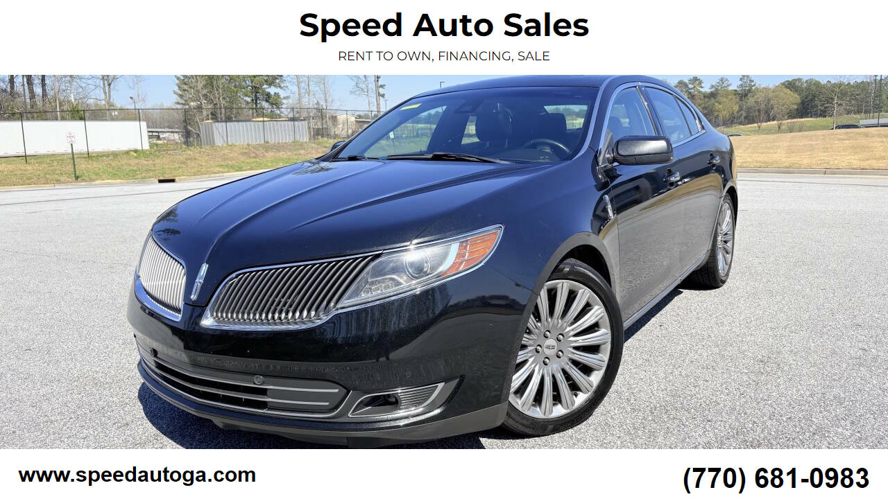 Black 2015 Lincoln MKS Base 4dr Sedan 1