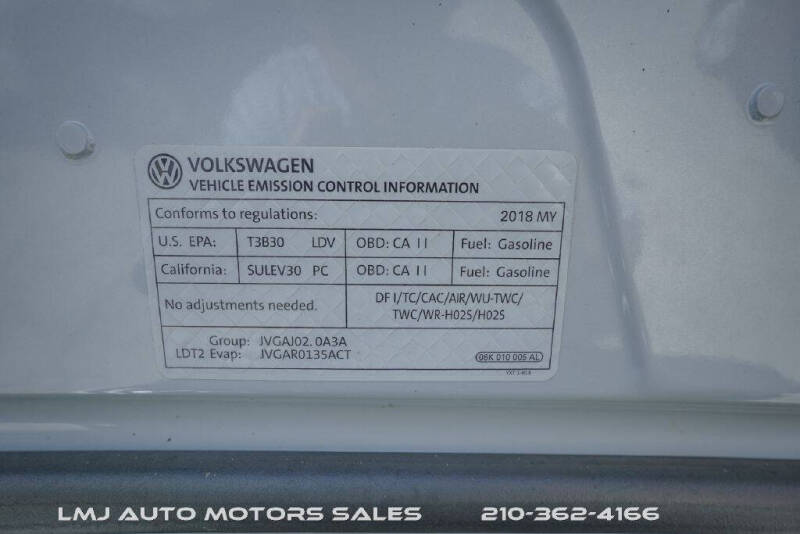 2018 Volkswagen Tiguan 2.0T S