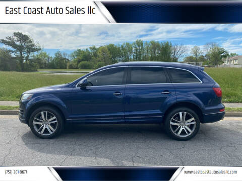 2013 Audi Q7 for sale at East Coast Auto Sales llc in Virginia Beach VA