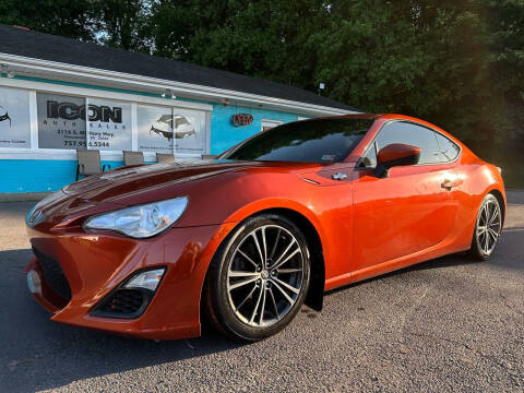 2013 Scion FR-S for sale at ICON AUTO SALES in Chesapeake VA