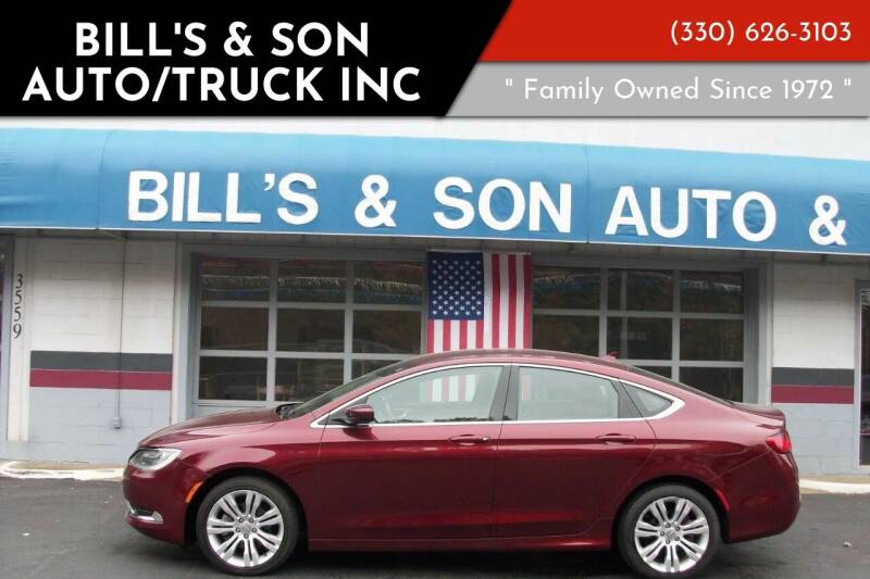 2015 Chrysler 200 for sale at Bill's & Son Auto/Truck Inc in Ravenna OH