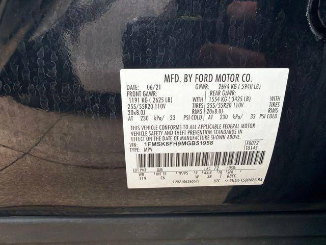 Black 2021 Ford Explorer Limited AWD Limited 4dr SUV 32