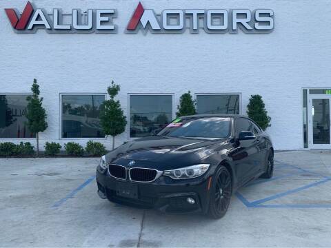 2016 BMW 4 Series for sale at Value Motors Company in Marrero LA