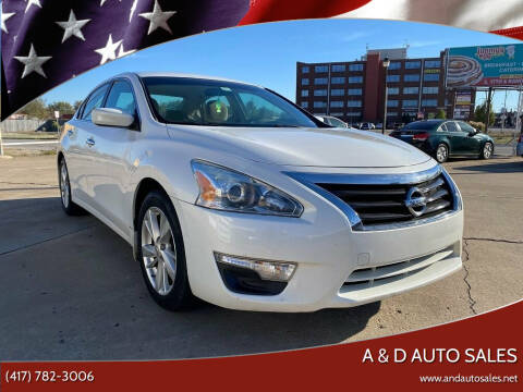 2013 Nissan Altima for sale at A & D Auto Sales in Joplin MO