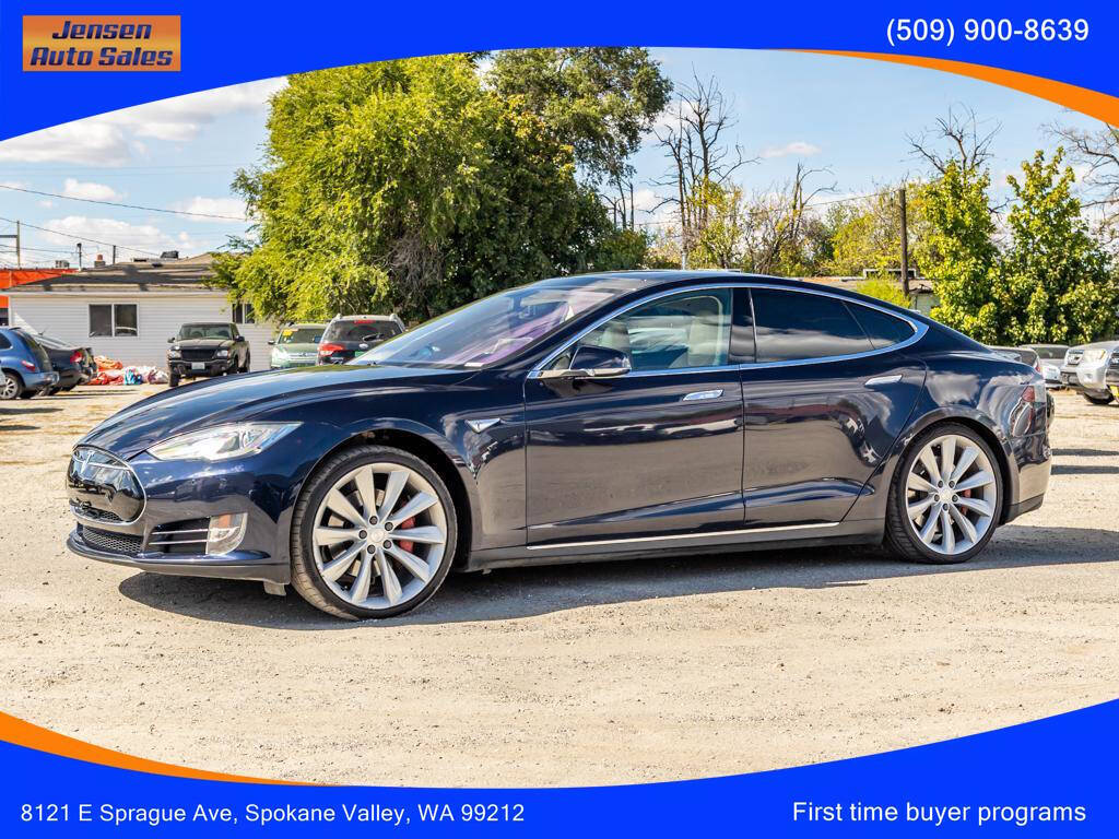 2014 Tesla Model S for sale at Jensen Auto Sales in Spokane, WA