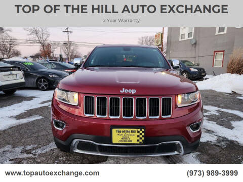 2015 Jeep Grand Cherokee for sale at TOP OF THE HILL AUTO EXCHANGE in Mine Hill NJ