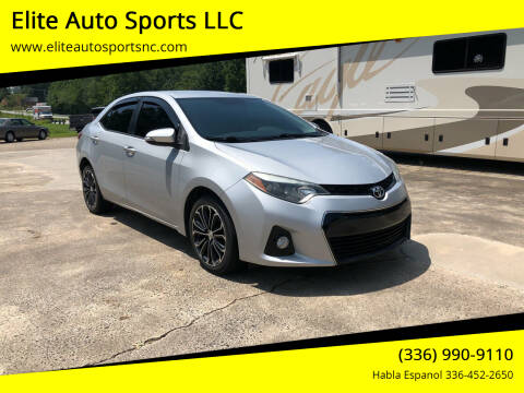 2014 Toyota Corolla for sale at Elite Auto Sports LLC in Wilkesboro NC