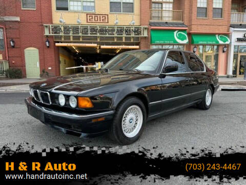 1993 BMW 7 Series for sale at H & R Auto in Arlington VA