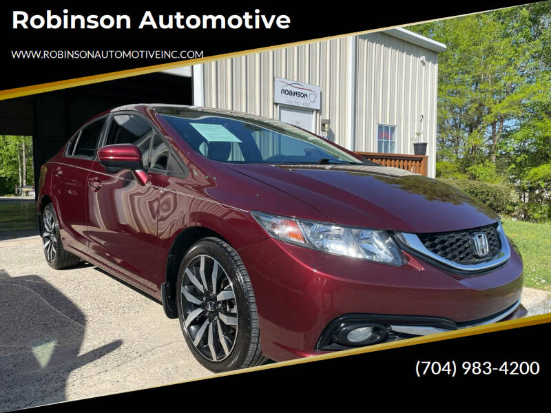 2015 Honda Civic for sale at Robinson Automotive in Albemarle NC