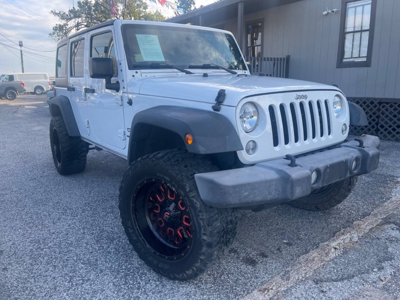 2017 Jeep Wrangler Unlimited for sale at DIAMOND MOTORS INC in Houston, TX