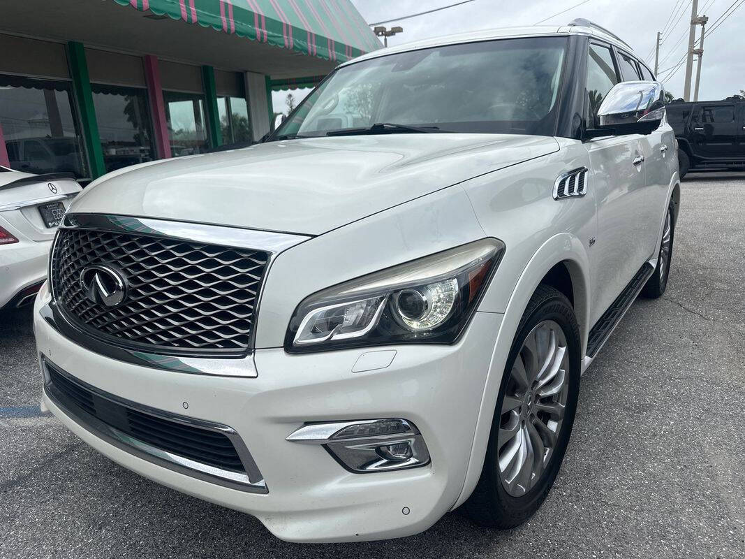 2015 INFINITI QX80 for sale at Tropical Auto Sales in North Palm Beach, FL