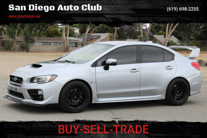 2017 Subaru WRX for sale at San Diego Auto Club in Spring Valley CA