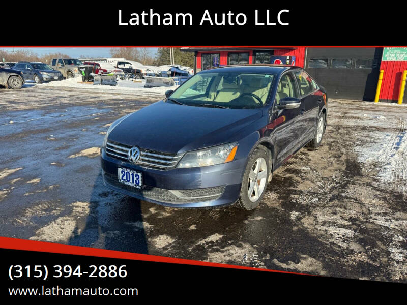 2013 Volkswagen Passat for sale at Latham Auto LLC in Ogdensburg NY