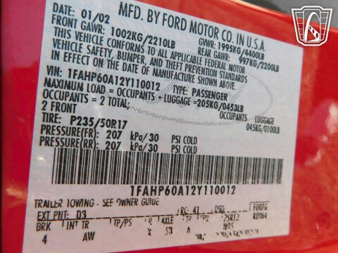 2002 Ford Thunderbird Deluxe