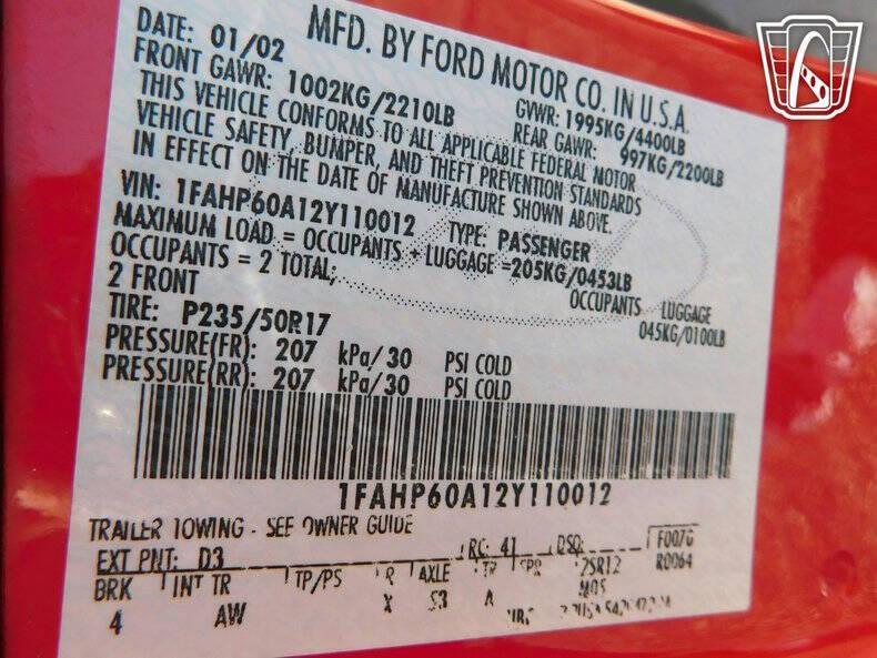 2002 Ford Thunderbird Deluxe