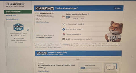 2020 Infiniti QX60 Pure