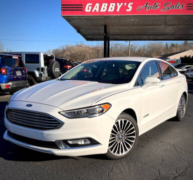 2018 Ford Fusion Hybrid for sale at GABBY'S AUTO SALES in Valparaiso IN