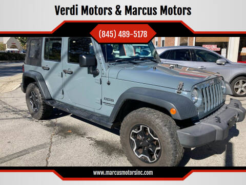 2015 Jeep Wrangler Unlimited for sale at Marcus Motors in Kingston NY