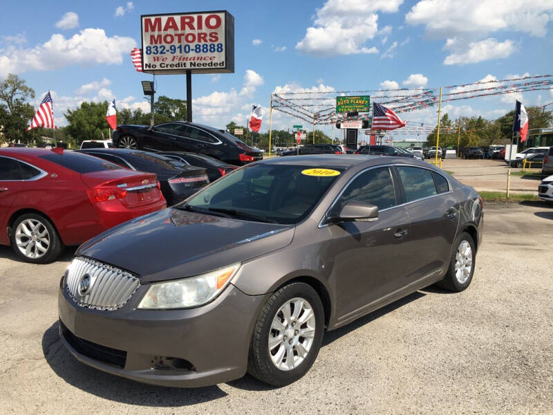 2012 Buick LaCrosse for sale at Mario Motors in South Houston TX