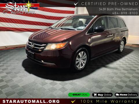 2014 Honda Odyssey for sale at STAR AUTO MALL 512 in Bethlehem PA