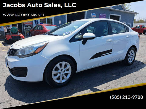 2013 Kia Rio for sale at Jacobs Auto Sales, LLC in Spencerport NY