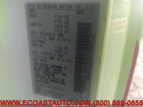 2015 Nissan NV200 SV