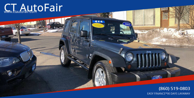 2008 Jeep Wrangler Unlimited for sale at CT AutoFair in West Hartford CT
