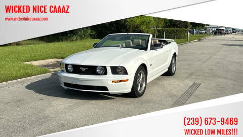 2006 Ford Mustang for sale at WICKED NICE CAAAZ in Cape Coral FL