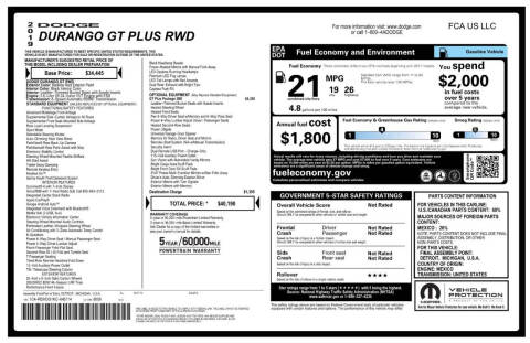 2019 Dodge Durango GT Plus