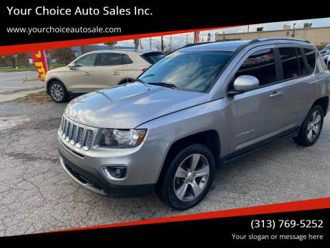 2017 Jeep Compass for sale at Your Choice Auto Sales Inc. in Dearborn MI