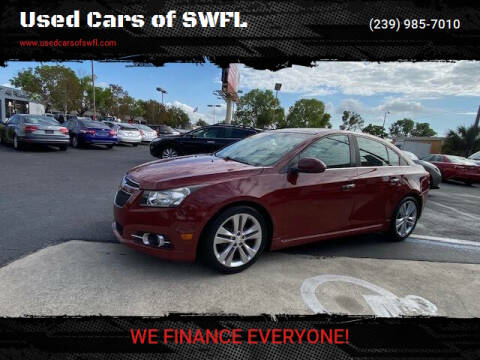 2014 Chevrolet Cruze for sale at Used Cars of SWFL in Fort Myers FL