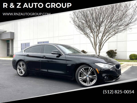 2016 BMW 4 Series for sale at R & Z AUTO GROUP in Austin TX