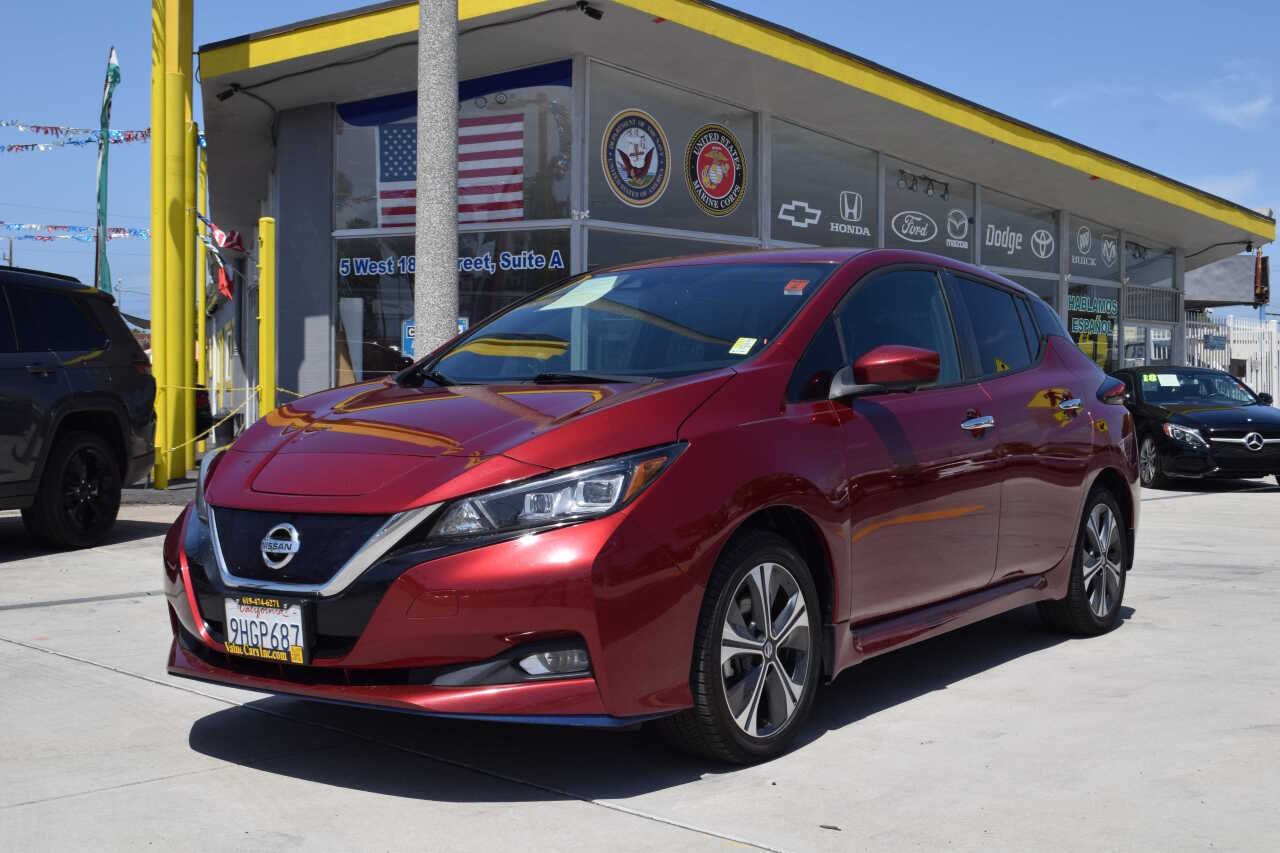 BURGUNDY 2020 Nissan LEAF SV PLUS SV PLUS 4dr Hatchback 2