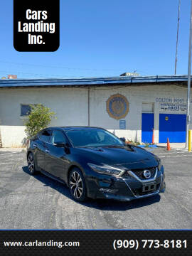 2018 Nissan Maxima for sale at Cars Landing Inc. in Colton CA