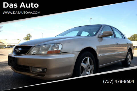 2002 Acura TL for sale at Das Auto in Virginia Beach VA
