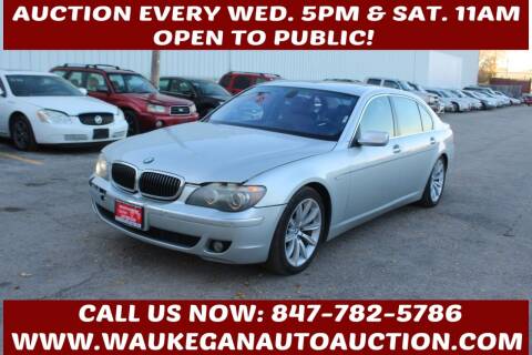 2007 BMW 7 Series for sale at Waukegan Auto Auction in Waukegan IL