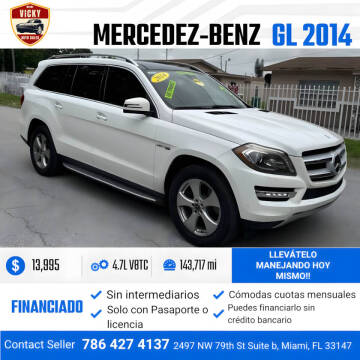 2014 Mercedes-Benz GL-Class for sale at Vicky Auto Sales llc in Miami FL