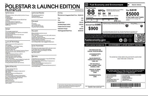 2025 Polestar 3 Launch Edition