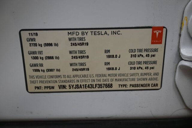 2020 Tesla Model S Performance