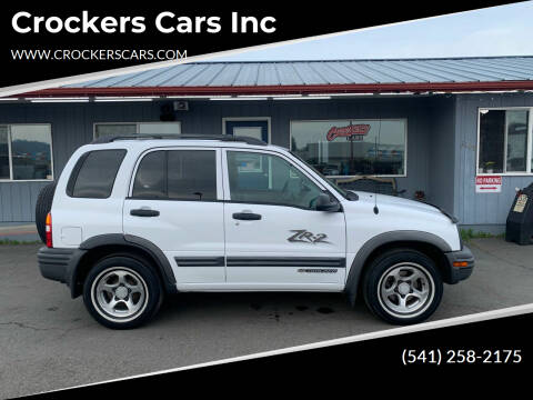 2003 Chevrolet Tracker for sale at Crockers Cars Inc in Lebanon OR
