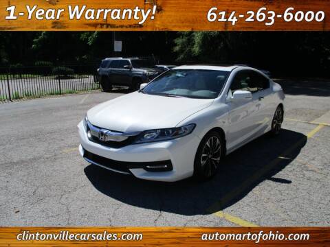 2016 Honda Accord for sale at Clintonville Car Sales - AutoMart of Ohio in Columbus OH
