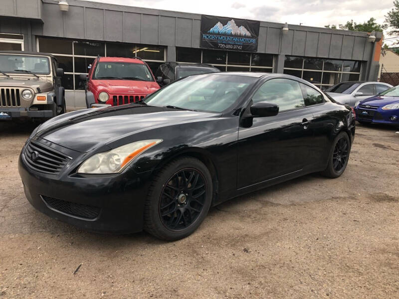 2008 Infiniti G37 for sale at Rocky Mountain Motors LTD in Englewood CO