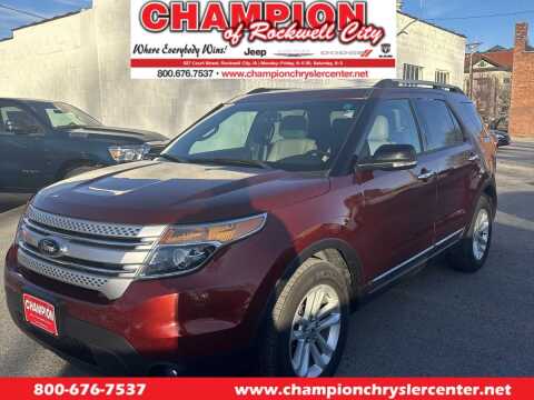 2014 Ford Explorer for sale at CHAMPION CHRYSLER CENTER in Rockwell City IA