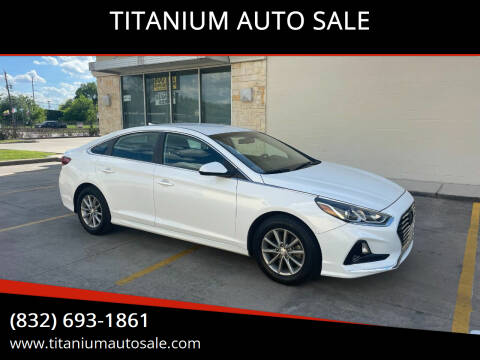 2019 Hyundai Sonata for sale at TITANIUM AUTO SALE in Houston TX