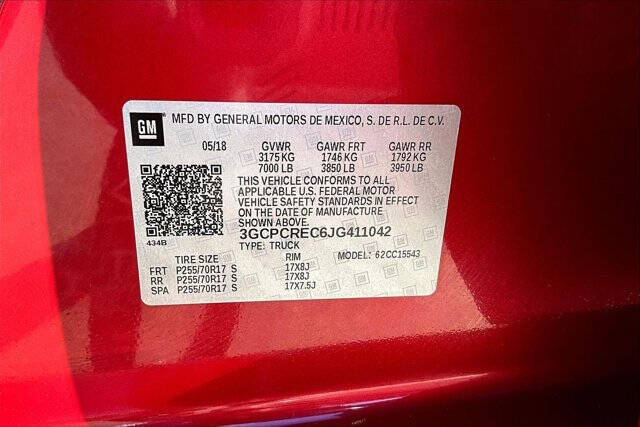 2018 Chevrolet Silverado 1500