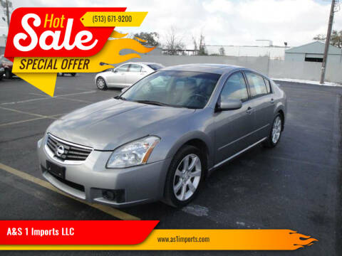 2007 Nissan Maxima for sale at A&S 1 Imports LLC in Cincinnati OH