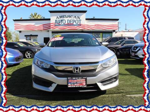 2016 Honda Civic for sale at American Auto Depot in Modesto CA