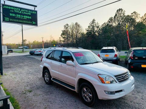 2004 Lexus GX 470 for sale at Johnson's Auto Sales in Douglas GA
