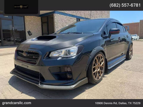 2017 Subaru WRX for sale at GRAND CARS in Dallas TX